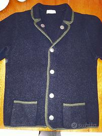 Giacca tirolese in lana cotta