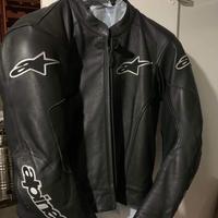 Tuta in pelle Alpinestar divisibile