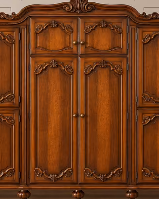 Armadio in noce massello