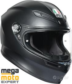 CASCO AGV K6 NERO OPACO