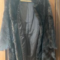 Giacca di pelliccia  visone nero
