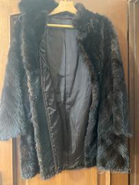 Giacca di pelliccia  visone nero