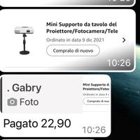 Video proietttore + supporto