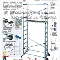 PUNTEGGIO TRABATTELO H 3.60 MT IN ALLUMINIO 