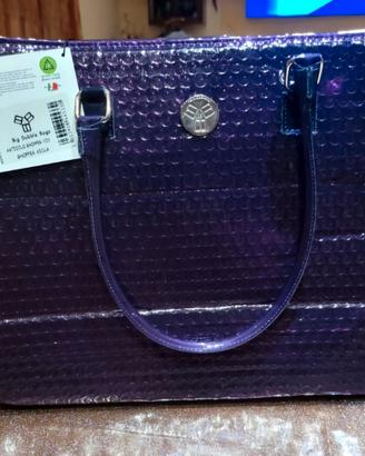 Borsa Big Bubble Bags Viola Nuova Made in Italy