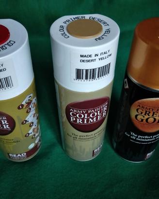 3x primer Army Painter, mai usate.