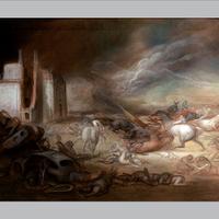 Riccardo tommasi ferroni, olio su tela 70x100