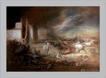 Riccardo tommasi ferroni, olio su tela 70x100