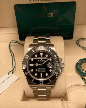 Rolex Submariner 126610 nuovo parziali pellicole