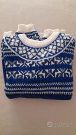 Maglione donna Benetton 1978 in lana Shetland 