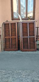 12persiane in legno massello fatte artigianalmente