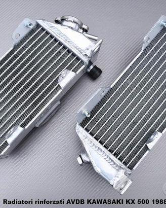 Radiatori rinforzati AVDB KAWASAKI KX 500 1988 04