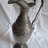 Rara Brocca Artistica Peltro 95% - Firma Esclusiva