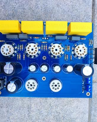 Scheda preamplificatore valvolare 12AX7 12AU7 6Z4