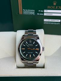 Rolex Milgauss ref. 116400GV garanzia ita 2009