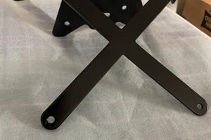 Porta targa pieghevole universale