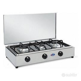 Cf parker fornello a gas metano 3 fuochi 