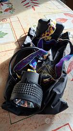 Torcia frontale Longoni sport anni '80