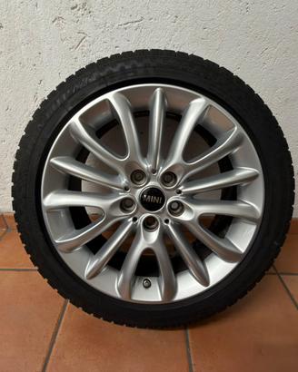 4 cerchi originali Mini R17 + pneumatici invernali