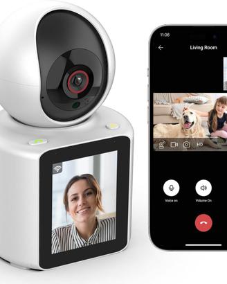 TELECAMERA WIFI DA INTERNO CON MONITOR DA 2.8"