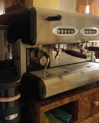 Macchina da caffè espresso professionale a 2gruppi
