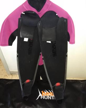 SET COMPLETO PER IMMERSIONI NUOTO