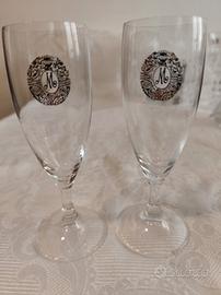 Coppia flute vintage 