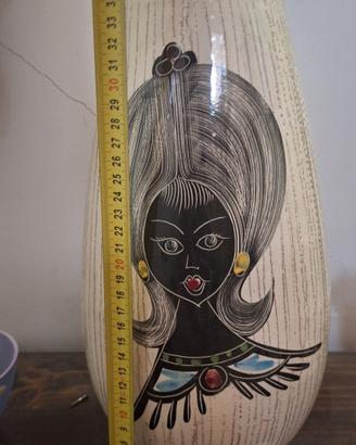 Vaso vintage in ceramica Mid-Century anni ’60/’70