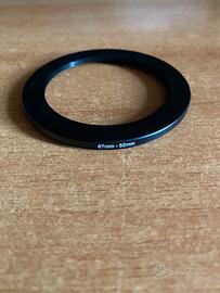 Anello adattatore step-down 67-52 mm fotocamera