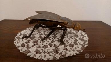 Posacenere Mosca anni 50 ottone e bronzo 