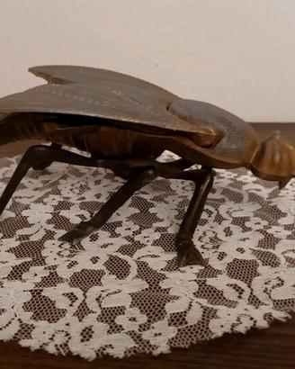 Posacenere Mosca anni 50 ottone e bronzo 