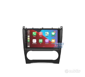 RADIO GPS ANDROID 13 PER MERCEDES CLASSE C W203 CL