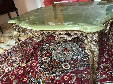 Tavolo Thè Antiquariato in vera giada