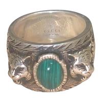 Anello Gucci Garden In Argento uomo misura 22