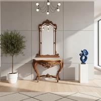 Consolle con specchiera stile Barocco/Luigi XV 