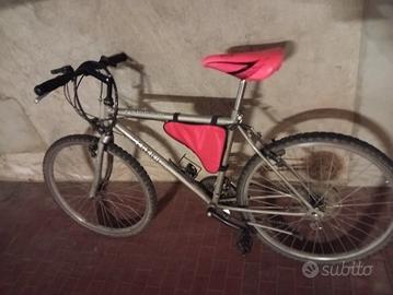 bicicletta Silver cambio Shimano 18 rapporti 