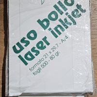 carta a4 Uso Bollo 500 fg x stampante laser o ink 