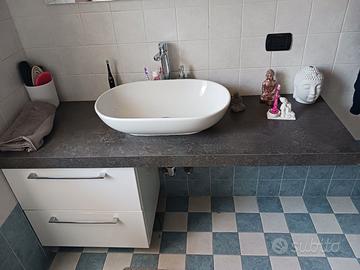 Mobile bagno completo 150 cm e specchio 120 cm