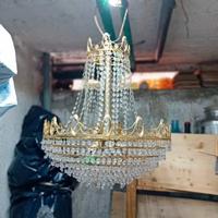 Lampadario vintage anni 80 .