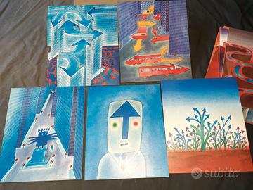 illustrazioni Folon Olivetti