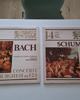 Dischi 45 giri Bach,Schumann e Operetta