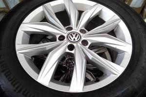 4 CERCHI 18" VOLKSWAGEN CON PNEUMATICI CONTINENTAL
