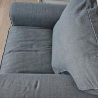 Poltrona Ikea Ektorp Hakebo grigio scuro completa