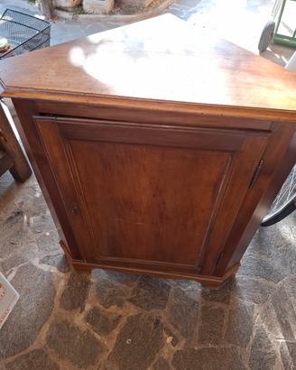 angoliera in legno di noce solo ritiro