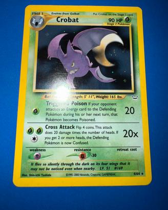 Pokemon CROBAT HOLO Pokemon Porygon