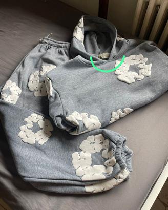 tuta uomo(denim tears grigia)