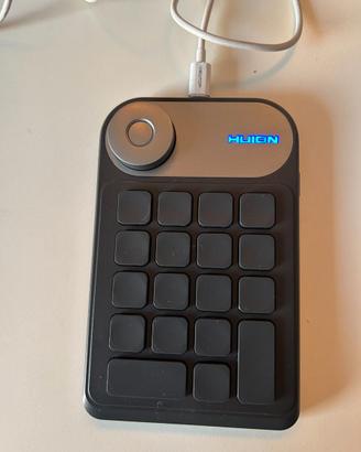 HUION Keydial Mini K100 Tastiera BT 18 tasti