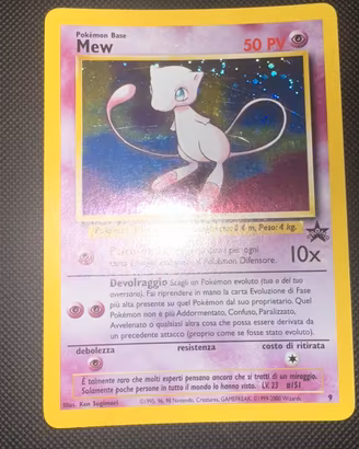 mew wizard promo 9 ita nm vintage