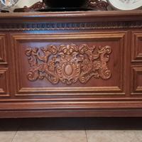 cassapanca in legno anni 80