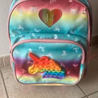 Zaino Trolley Scuola Bambina Unicorno
